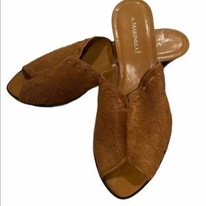 A. Marinelli Leather Electra Sling Back Shoe 8.5